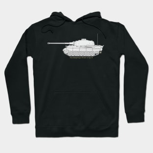 Panzerkampfwagen VI Ausf. B Tiger II (white version) Hoodie